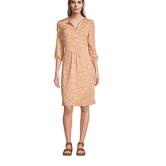 New‎ Women's Cotton Blend 3/4 Sleeve Dress - Picture 1 of 3